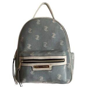 Juicy Couture Blue and Cream Backpack